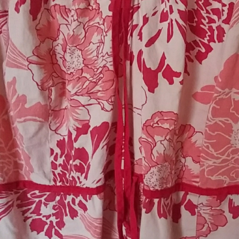 Size 18 Torrid red and cream swim halter cover 🍾 - Picture 3 of 6